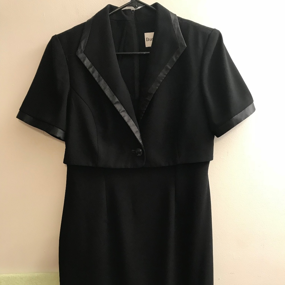 Danny & Nicole Black Dress Woman Size 8P
